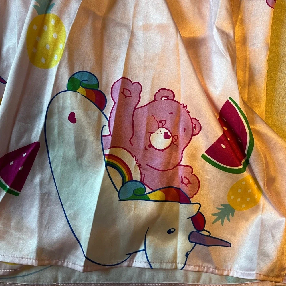 Shein x Care Bears silky robe, women’s small - Picture 2 of 7